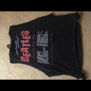 Loose fitting Beatles cutoff tank!